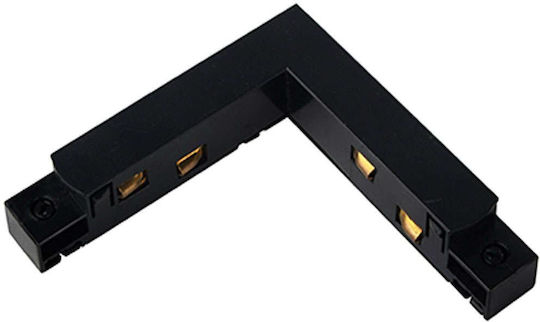 Zambelis Lights Σύνδεσμος Ράγας για Φωτιστικά Μαύρος 20104