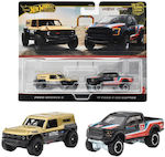 Hot Wheels Premium Car Culture Real Riders Set 2 Ford Bronco R & '17 Ford F-150 Raptor