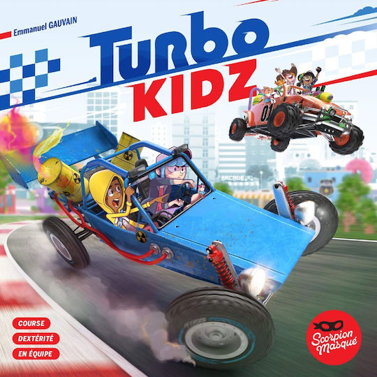 Board Game Turbo Kidz for 2-6 Players 7+ Years Old (EN) Scorpion Masque