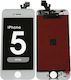 Iphone 5 Lcd + Touch Бял Съвместим Оригинален