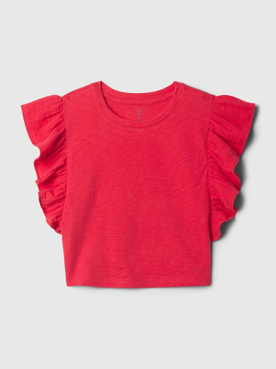 GAP Kids Blouse Short Sleeve slipper red