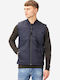 Ärmellos Jacke Puffer Marineblau