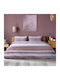Beauty Home Set Duvet Cover Super King 220x240cm Lilac 12085PMYD 3 Pieces