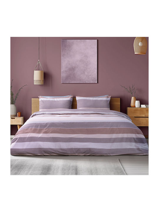 Beauty Home Set Duvet Cover Single 160x240cm Lilac 12085PMMO 3 Pieces