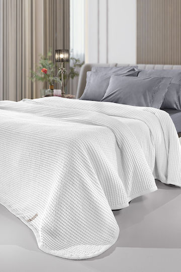 Guy Laroche Eternity Piqué Decke King Size 260x240cm Snow White