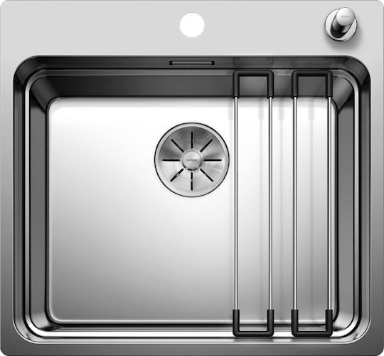 Blanco Etagon 500-IF Ένθετος Νεροχύτης Inox Σατινέ Μ54xΠ50cm Ασημί