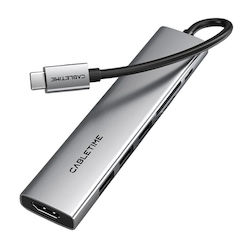 Cabletime USB-C Docking Station με HDMI 4K PD (CT-HBP2-AG7)