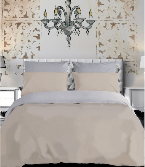 24home.gr Σετ mit Umschlagumschlag Beige 50x70cm 206280123456