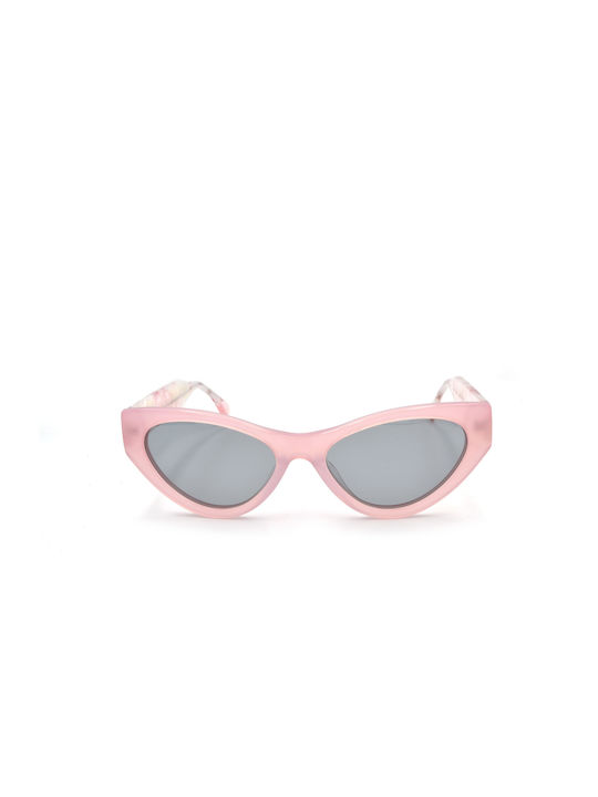 Gianfranco Ferre Women's Sunglasses with Pink Plastic Frame and Gray Polarized Lens GFF1417 003