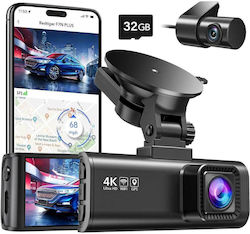 Redtiger F7NP Σετ Κάμερα DVR 4K με Οθόνη 3.8" & Κάμερα Οπισθοπορείας