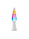 I-Total Decorative Lamp Lava Lamp with Socket for Bulb E14 Multicolour