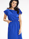 Awama Dress Blue