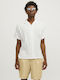 Short-sleeved Cotton Shirt White