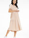 Awama Kleid Beige