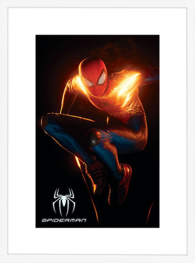 Walls Kids Framed Wall Painting Litghning Spiderman 15x20cm