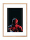 Walls Kids Wall Art Spider Man Framed Wooden 40x50cm