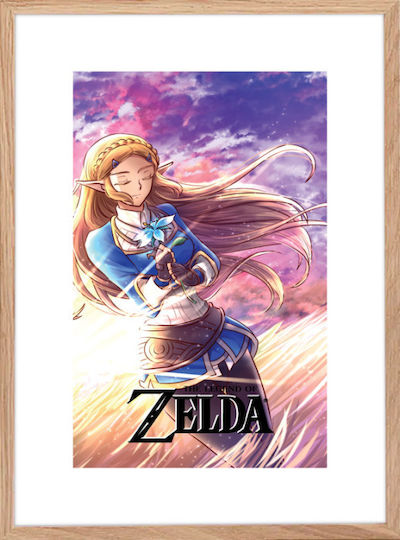 Walls Детска Рамка Princess Zelda от Дърво 40x50см