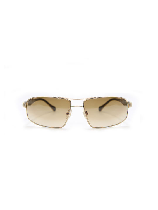 Loree Rodkin Justin Sunglasses with Gold Metal Frame and Gold Gradient Lens JUSTINGOLD-SLP