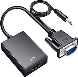 E394 3.5mm / VGA male σε HDMI male E394 3.5mm / VGA male σε HDMI male
