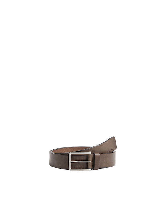 Calvin Klein Men's Leather Belt Brown