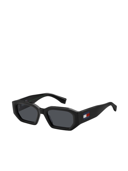 Tommy Hilfiger Γυαλιά Ηλίου με Μαύρο Κοκκάλινο Σκελετό και Μαύρο Φακό TJ0099/S 807/IR