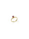 18k Gold Rubin & Diamant Ring Dk056gl