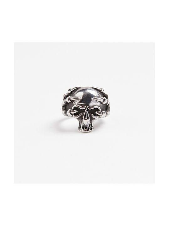 Silver Skull Ring Aristoteli Bitsiani