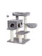 Songmics Feandrea Scratching Post Cat Trees Beige 5 levels 70x60x112cm