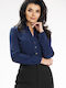 Awama Damen Bluse Dark Blue