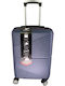 Ormi All-New Hard Blue Cabin Suitcase With 4 Wheels Height 55cm