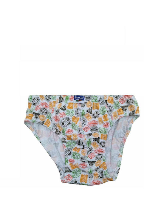 Berrak Kids' Brief White