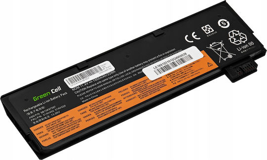 Green Cell Kompatible Batterie für Lenovo ThinkPad ThinkPad T470, T480, T570, T580, T25, A475, A485, P51S, P52S mit 1950mAh