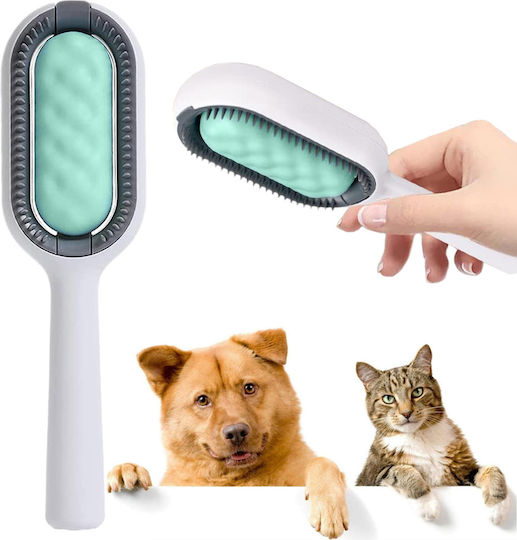 Verk Group Brush for Long-Haired Dogs for Coat Grooming Green
