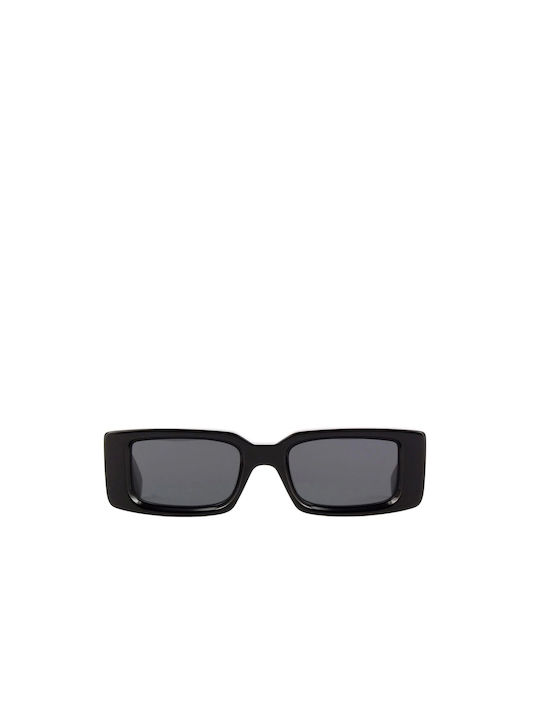 Off White Sonnenbrillen mit Schwarz Rahmen und Schwarz Linse OERI127 1007