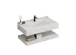 Martin Bench with sink White