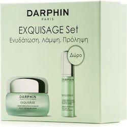Darphin Exquisage Σετ Περιποίησης για Αντιγήρανση & Λάμψη με Lip Balm , Κρέμα Ματιών & Κρέμα Προσώπου 50ml