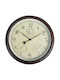 Esschert Design Antique Wall Clock Plastic Bronze Ø38.3cm