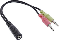 InLine 99312I 3.5mm 2x männlich zu 3.5mm weiblich