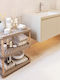 FixWood Boden Badezimmerregal Hölzernes 37.5x60x80cm Beige