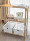 FixWood Rafturi de baie Raft Baie Lemn cu 3 Rafturi
