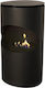 Panthermica Internal / Outdoor Floor Bioethanol Fireplace Black