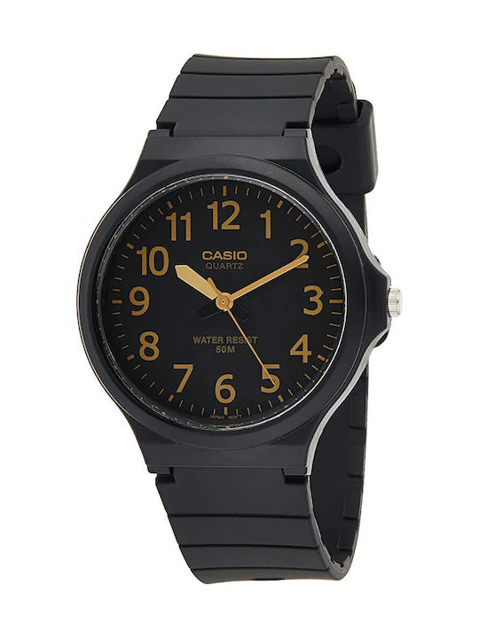 Casio Watch Battery with Black Rubber Strap