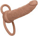 California Exotics Performance Maxx Rechargable Dual Penetrator Brown Skin