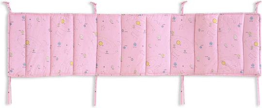 Rythmos Venus Crib Bumpers Classic Inside Pink 43x200cm