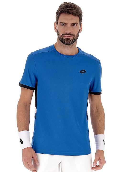 Lotto Squadra Men's Short Sleeve T-shirt Blue