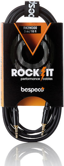 Bespeco Rk2m300 Καλωδιο Stereo Minitrs Mini Trs 3m Rockit
