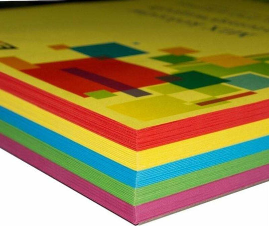 Hârtie colorată mixtă Color Paper Mix 20x5 Int A4 Mix Intensiv 80g Emerson Xem1001n
