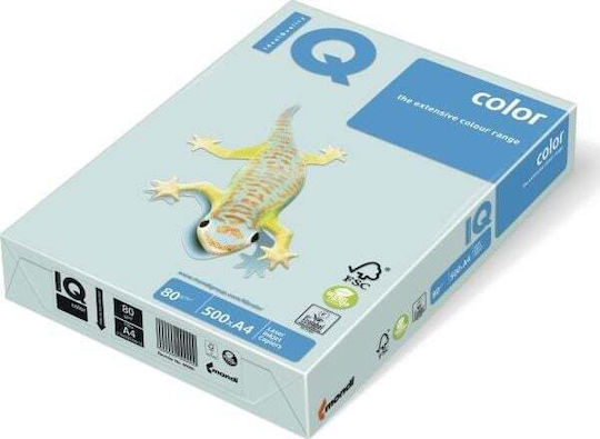 Hârtie de copiat albastră strălucitoare A4 80g, 500 coli