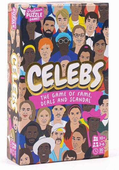 Настолна игра Celebs за 3-6 играчи 10+ години (EN) Professor Puzzle