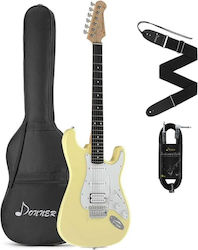 Donner EC-4007 Electric Guitar Set Stratocaster With White Case Donner EC-4007 Electric Guitar Set Stratocaster With White Case